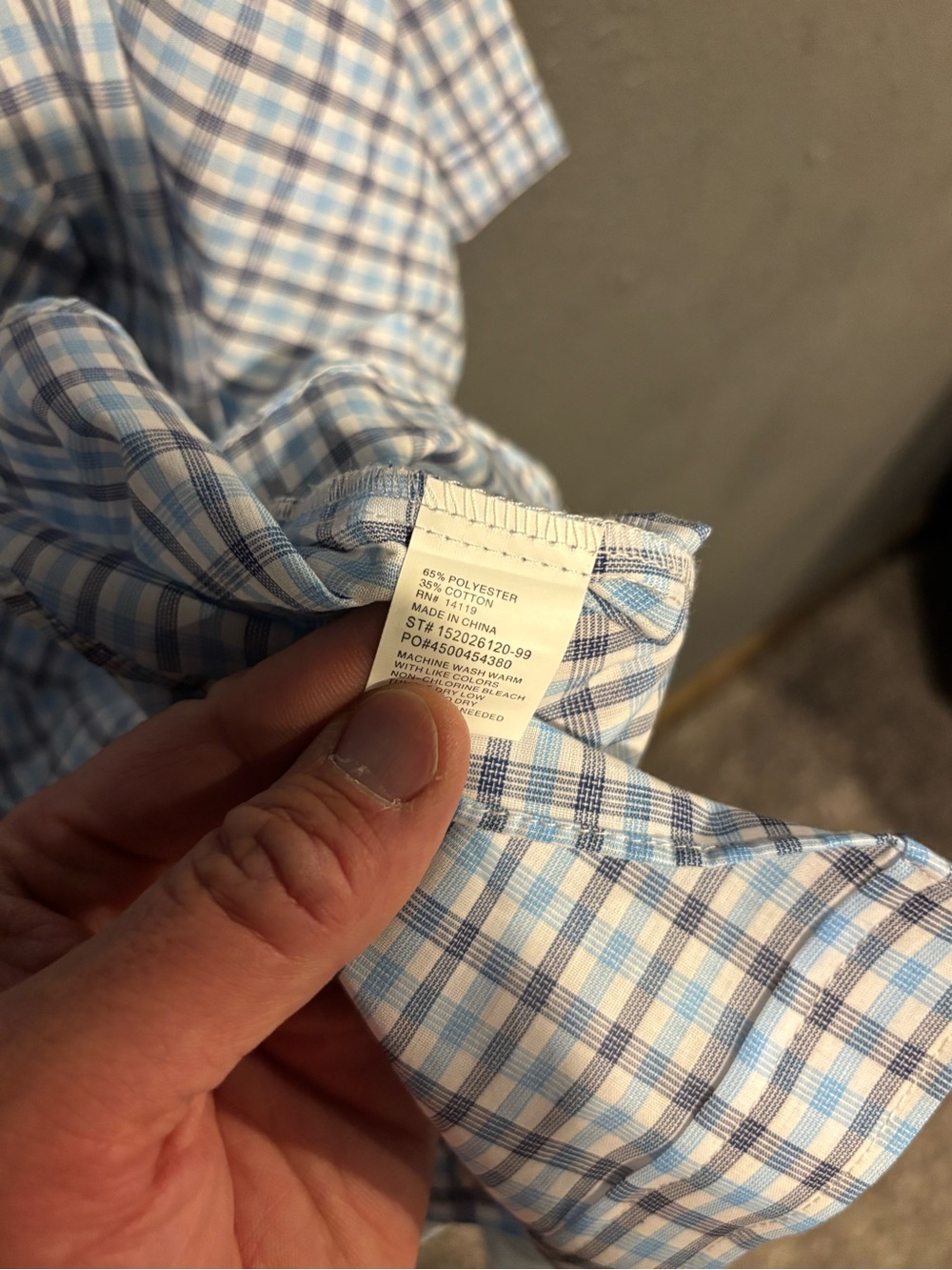 Ely Cattleman Light Blue Plaid Short-Sleeve Western Shirt - Picture 3 of 4